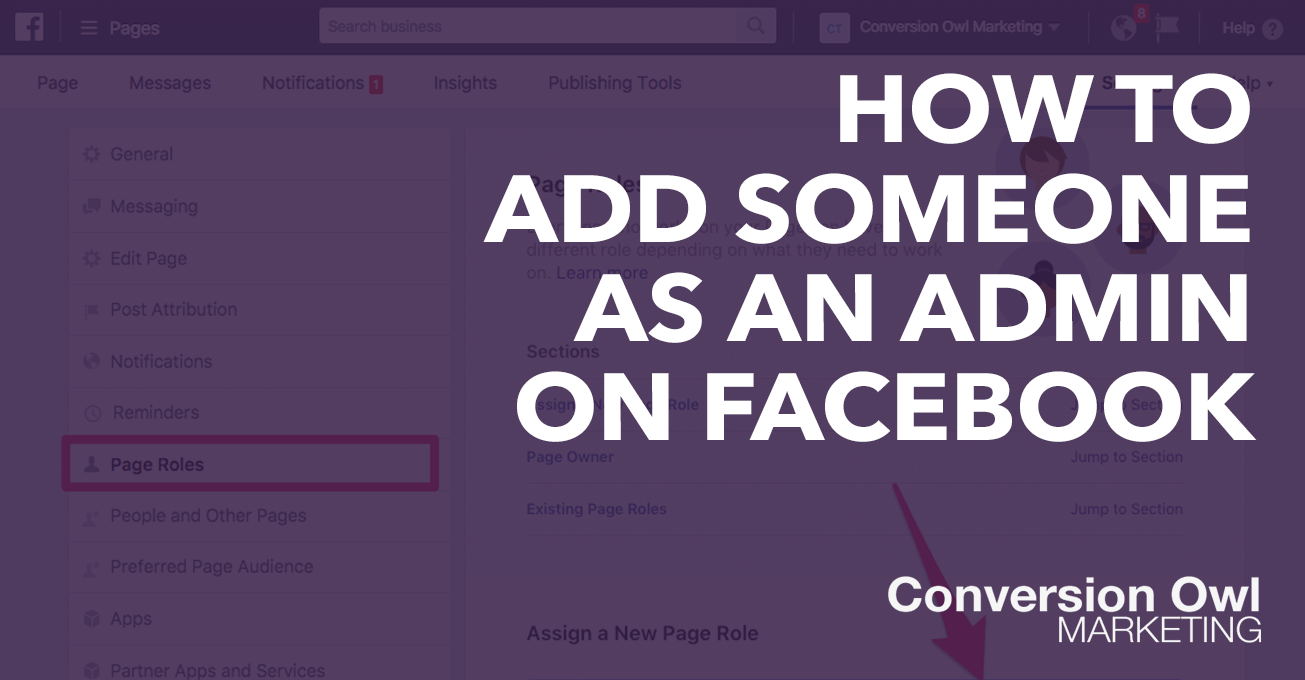how to add someone as an admin on facebook